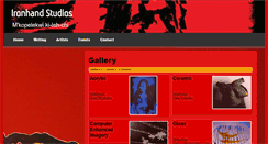 Desktop Screenshot of ironhandstudios.com